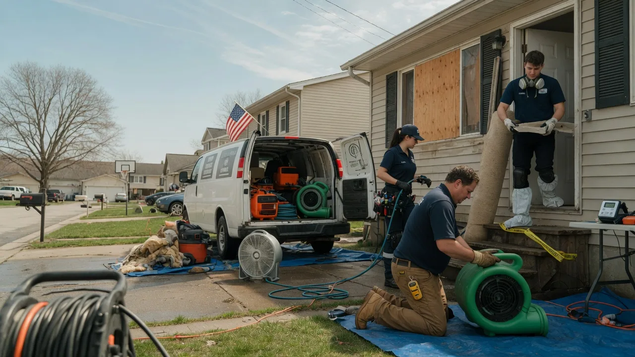 Water Damage Restoration in Waterford, WI near me
